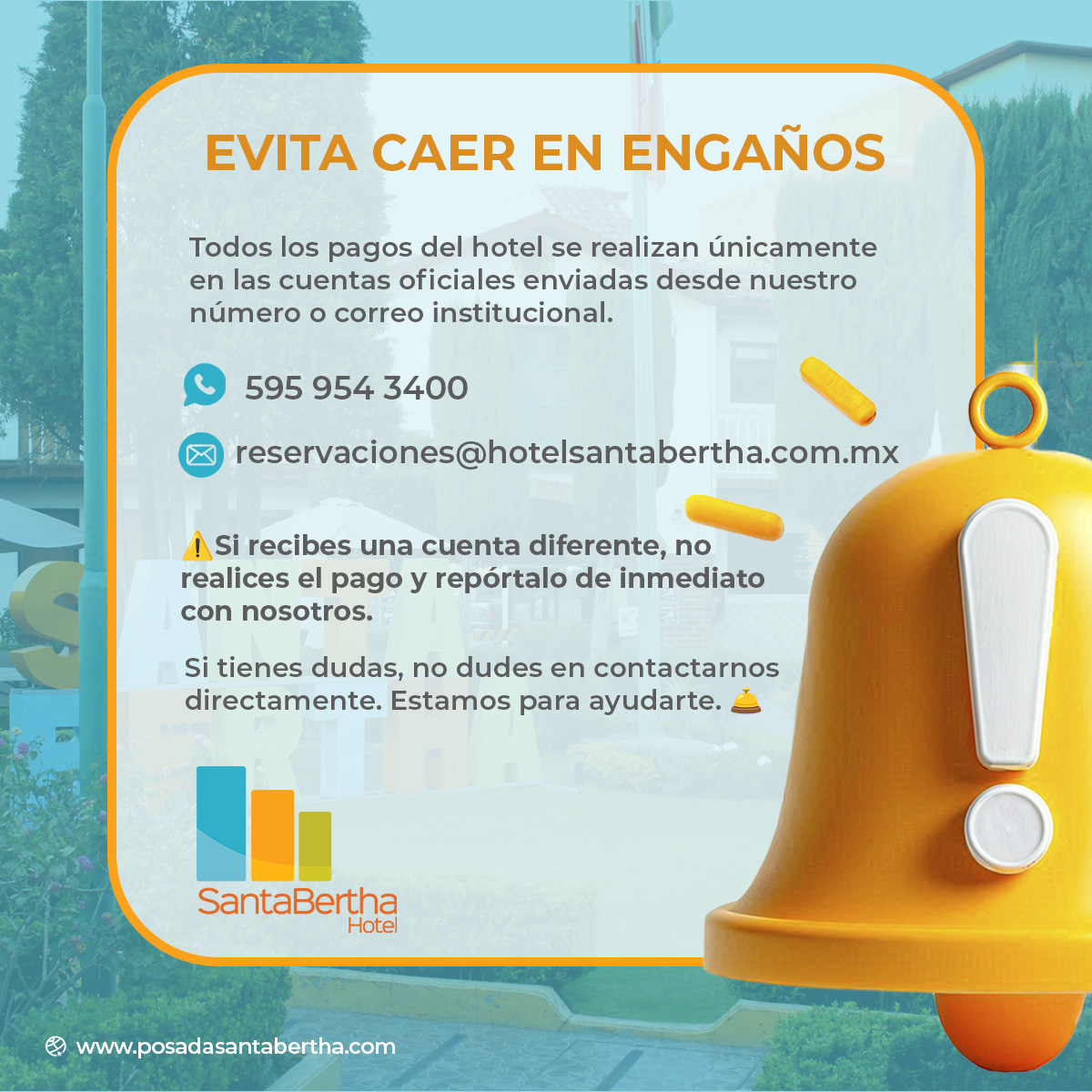 Posada-Santa Bertha-Aviso